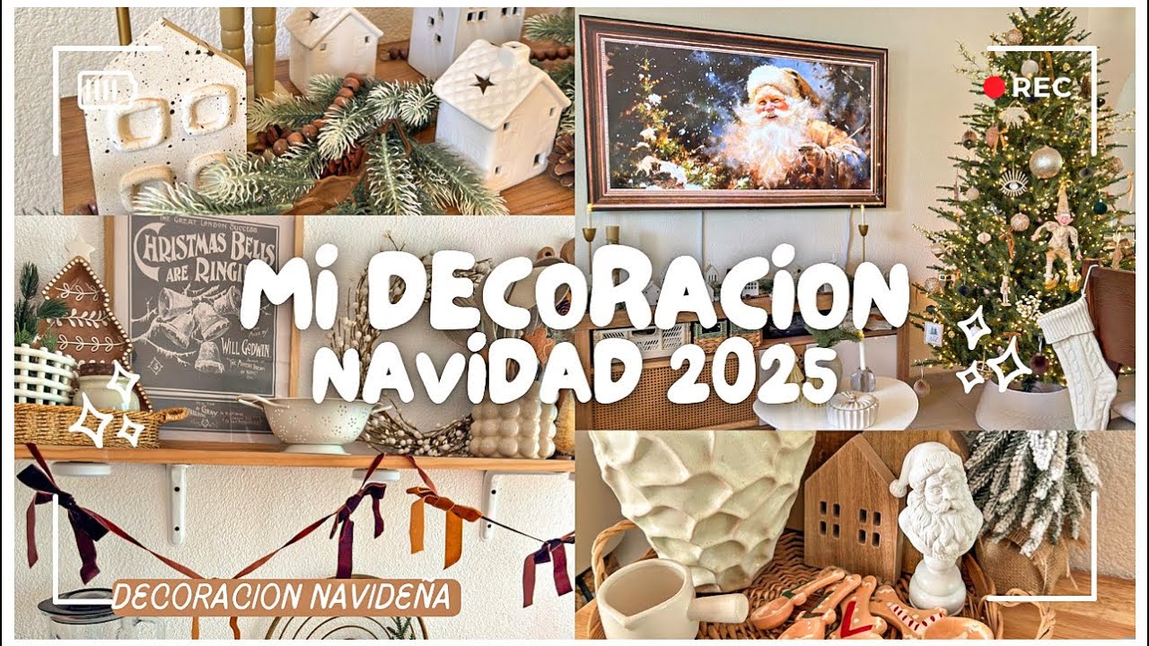 MI DECORACIÓN NAVIDEÑA 2025 🎄✨ Decoración de Hogar Navidad 2025 🎅🏼 IDEAS PARA DECORAR EN NAVIDAD 