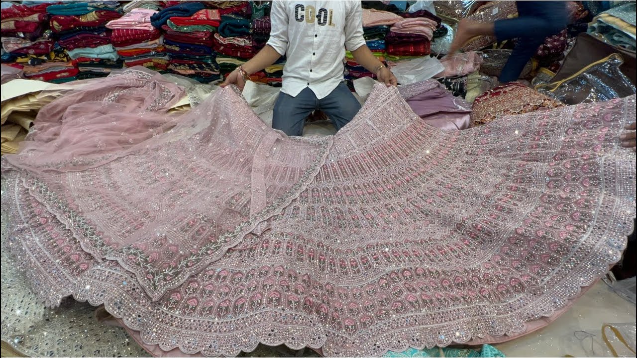 Chickpet Bangalore designer celebrity lehangas ||Single piece courier available