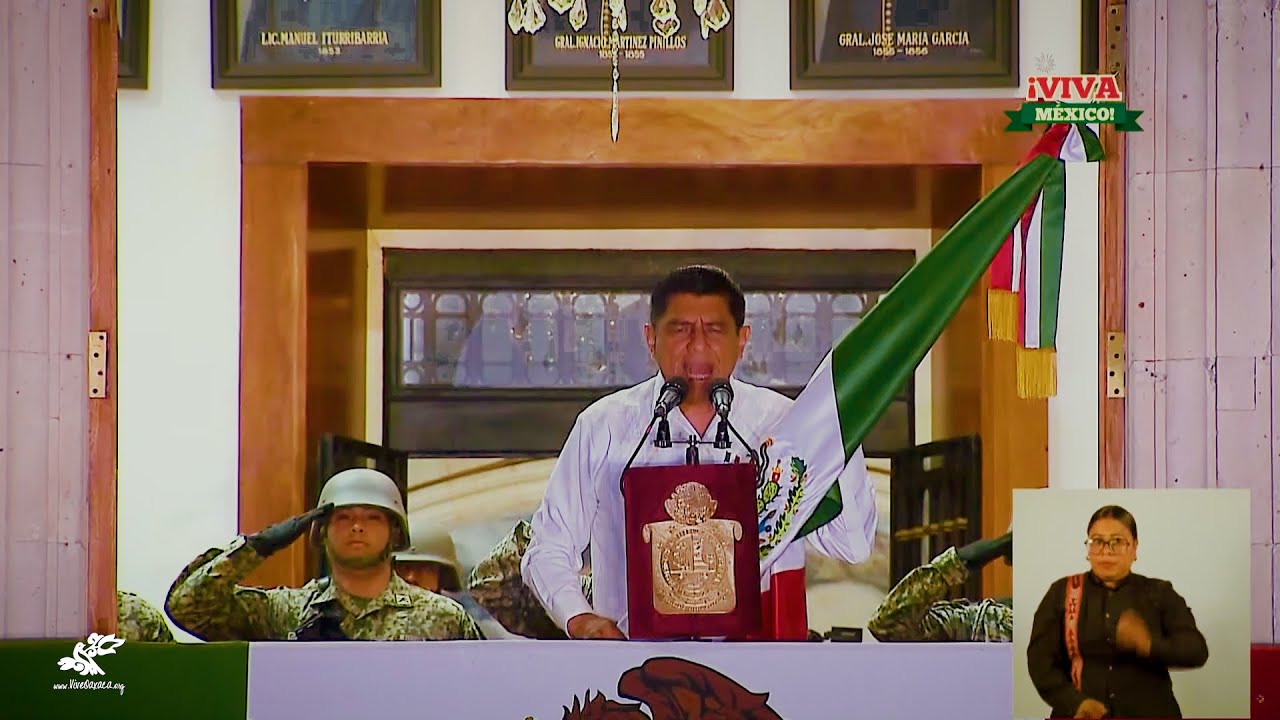 Grito de Independencia de México 2025 en Oaxaca