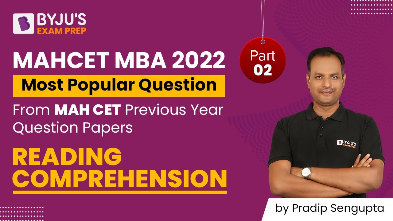 MAHCET MBA 2022 | Most Popular Question From MAH CET Previous Year Question Papers - RC | BYJU'S