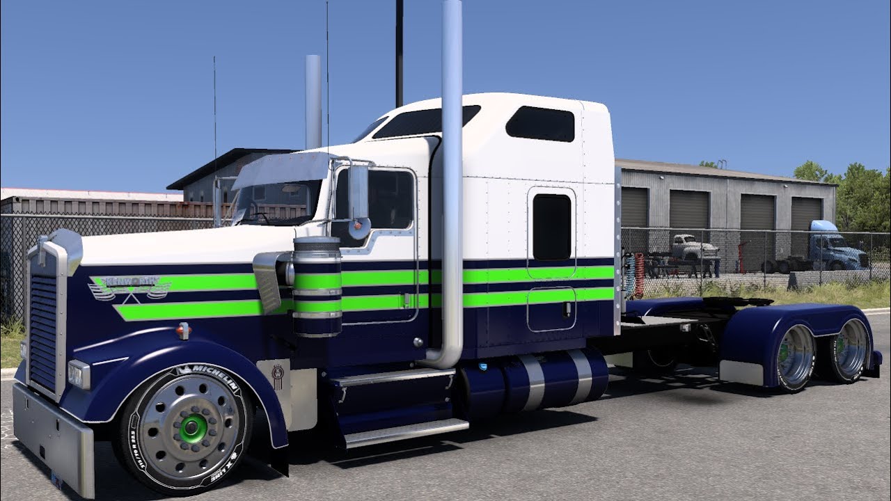 American Truck Simulator / Kenworth W900 Long and Lowered Part 9 / Let's Play