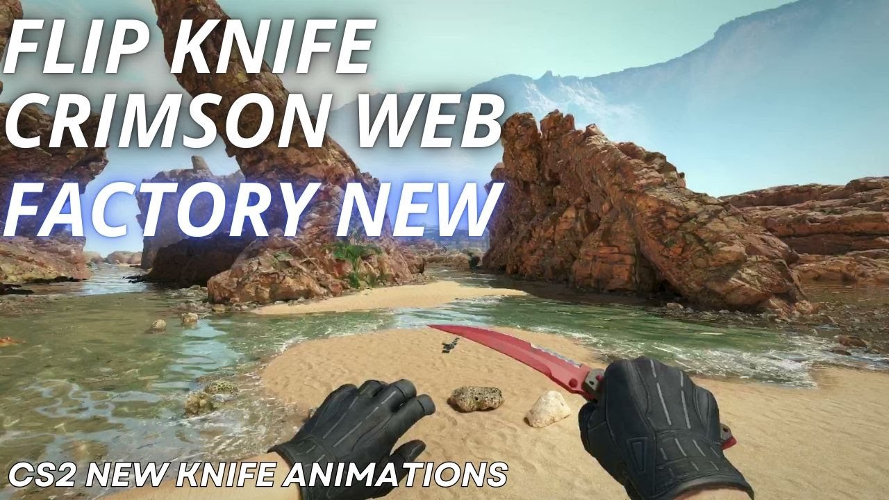Flip Knife Case Crimson Web | CS2 Skin Showcase with NEWEST Animation