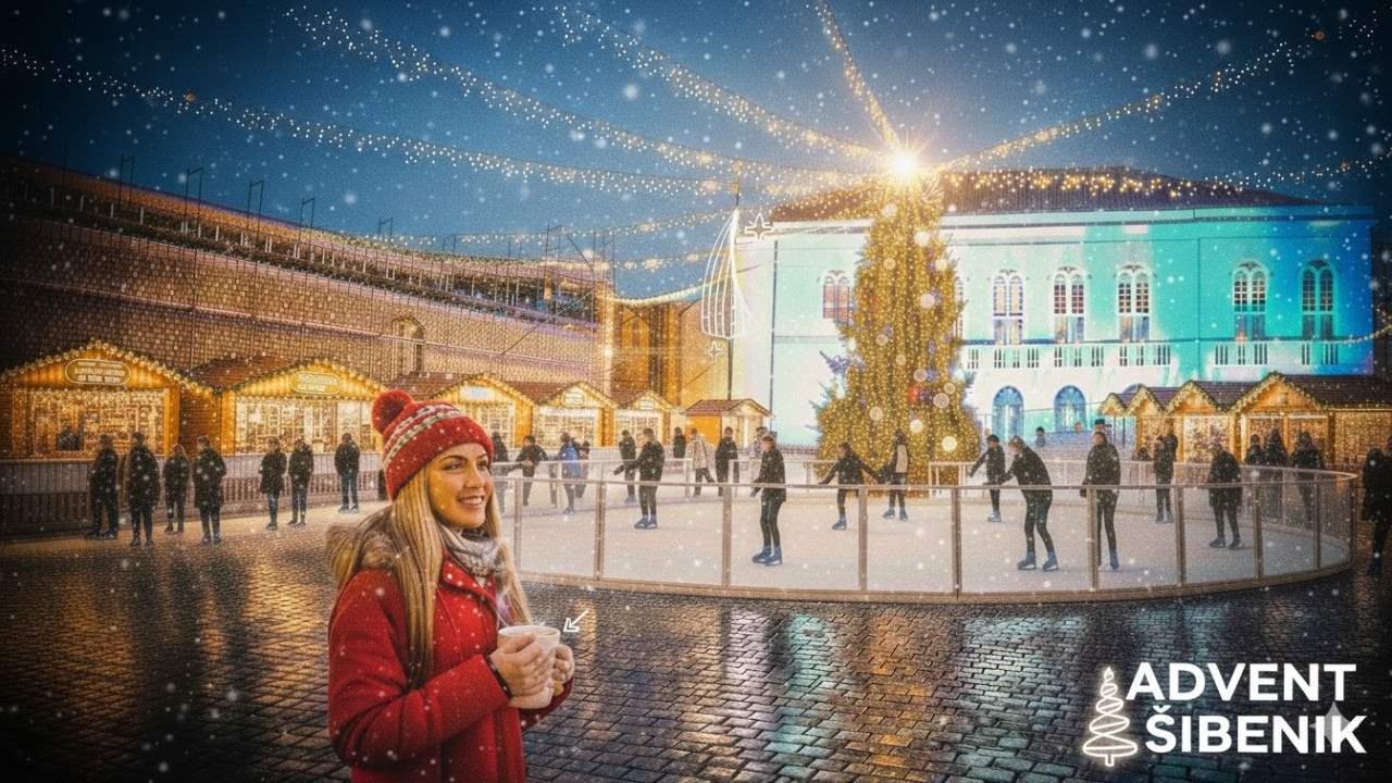 Sibenik Advent 2025🎄Croatia 🇭🇷 Christmas Market Walking tour