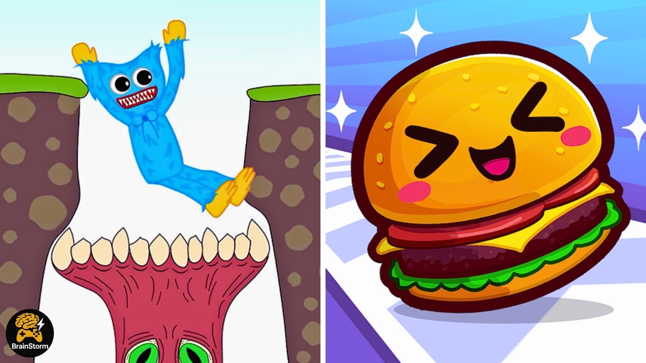 Hugy's Funny Animated Story Vs Food Run - Max Gameplay | Android & iOS(New Update)
