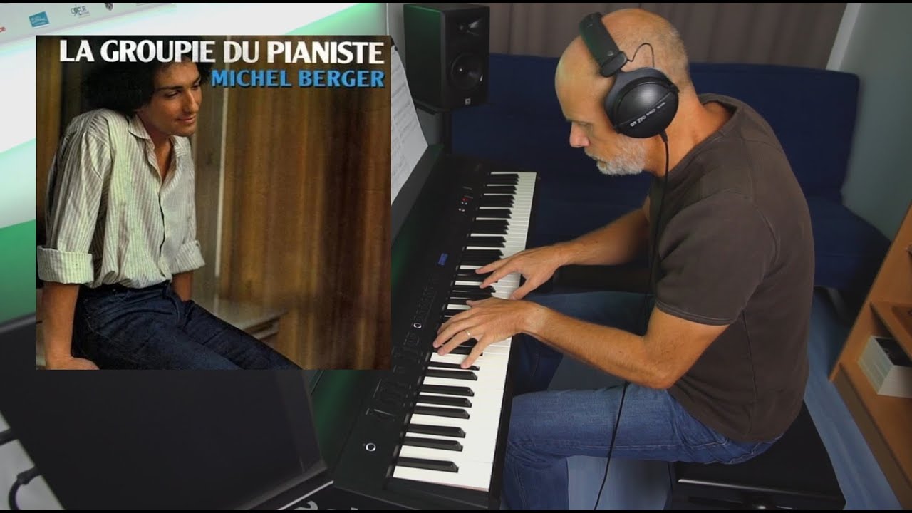 Michel Berger - La groupie du pianiste - Piano d'accompagnement / Batterie