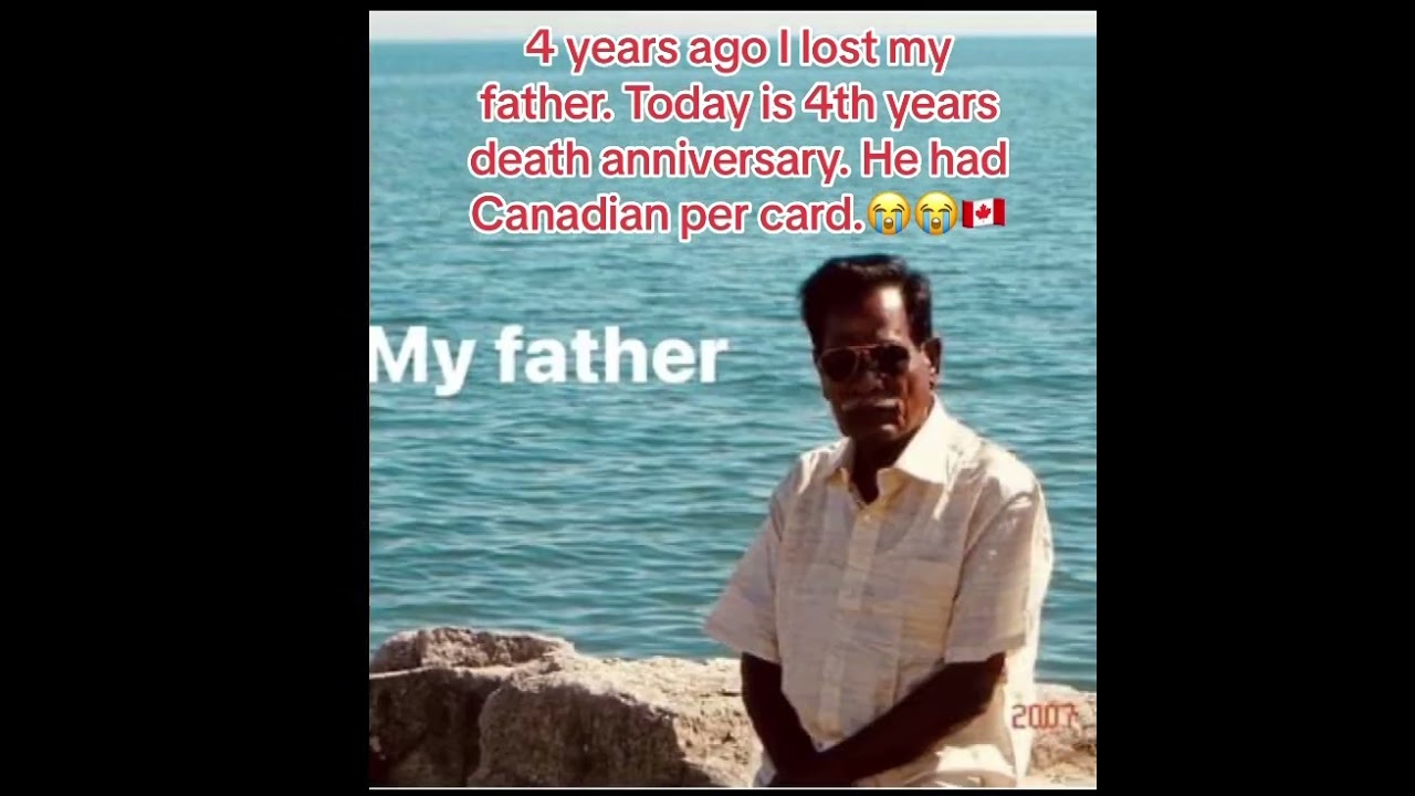 My father&rsquo;s 4th years death anniversary today. Pls keep him in your prayers everyone.😭😭😭😭😭🇨🇦