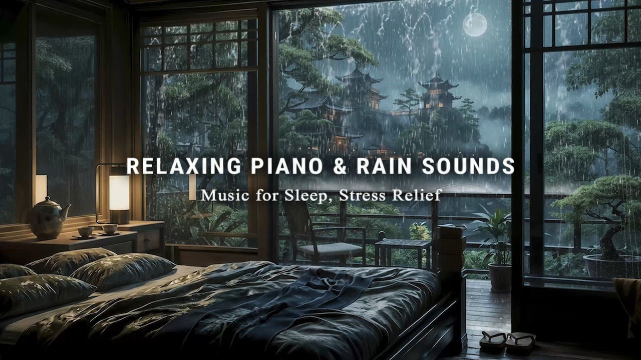 Relaxing Sleep Music + Deep Sleep | Rain Sounds for Stress Relief, Anxiety and Insomnia | Calm Music