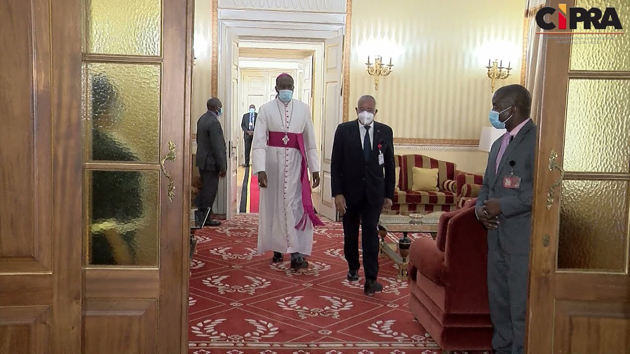 DOM IBAMBA NO PALACIO | Bispo católico garante colaboração da igreja no desenvolvimento do país