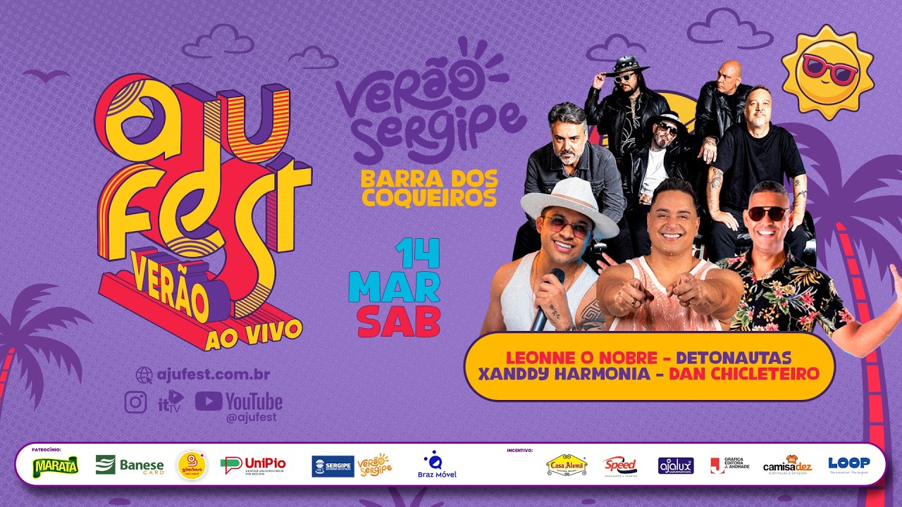🔴 AO VIVO | Verão Sergipe 2026 – DETONAUTAS, XANDDY HARMONIA, LEONNE - Barra dos Coqueiros - SABADO