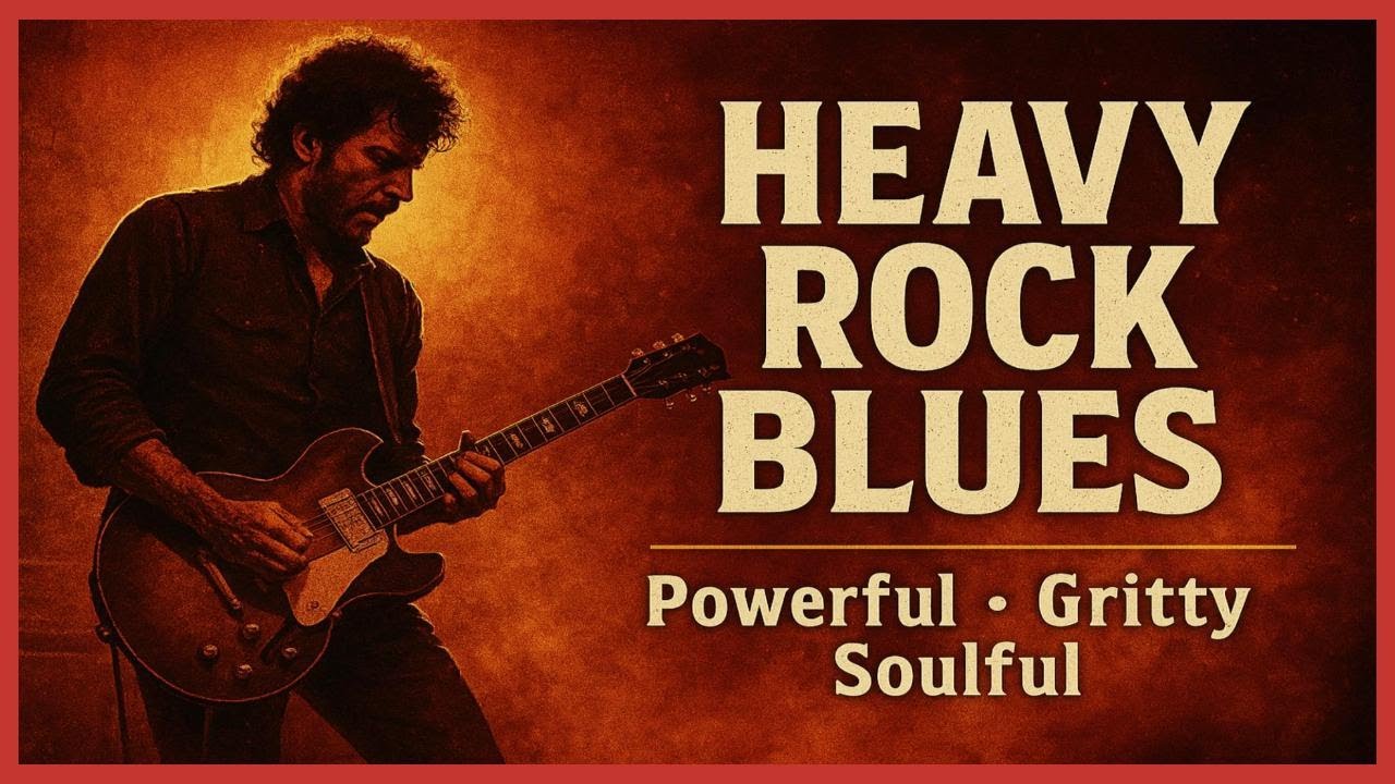 Heavy Rock Blues Instrumental | Powerful, Gritty & Soulful Electric Guitar Jam