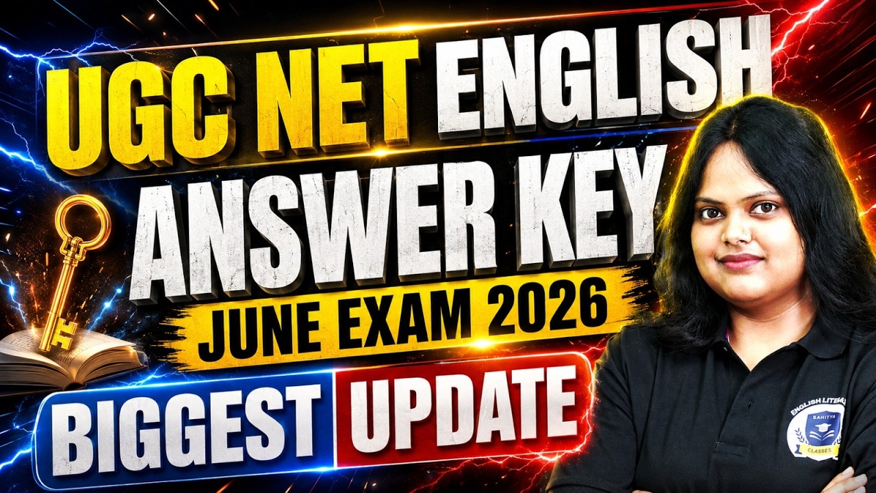 UGC NET English June 2026 Answer Key OUT? 🔥 Biggest Update | UGC NET English Exam 2026