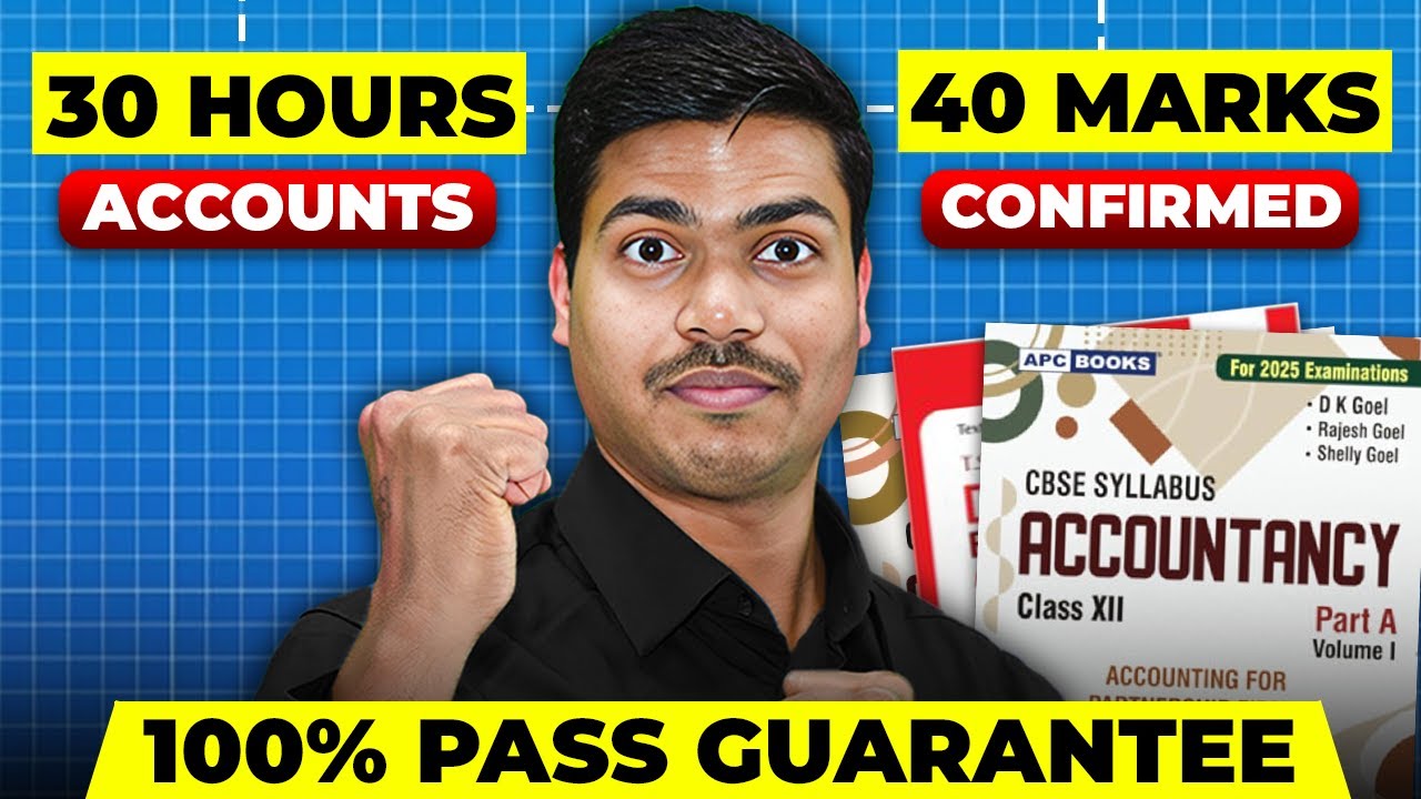 🔥BIGGEST SURPRISE | 30 DAYS 40 MARKS FIXED. 100% PASS GUARANTEE IN ACCOUNTS CLASS 12 BOARD EXAM 2026