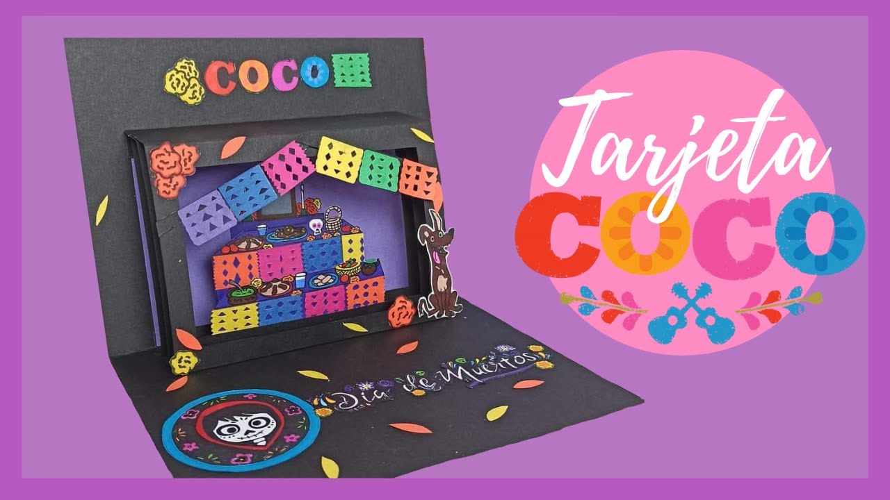 TARJETA ALTAR DE MUERTOS (COCO) | IVONNE E IVETTE