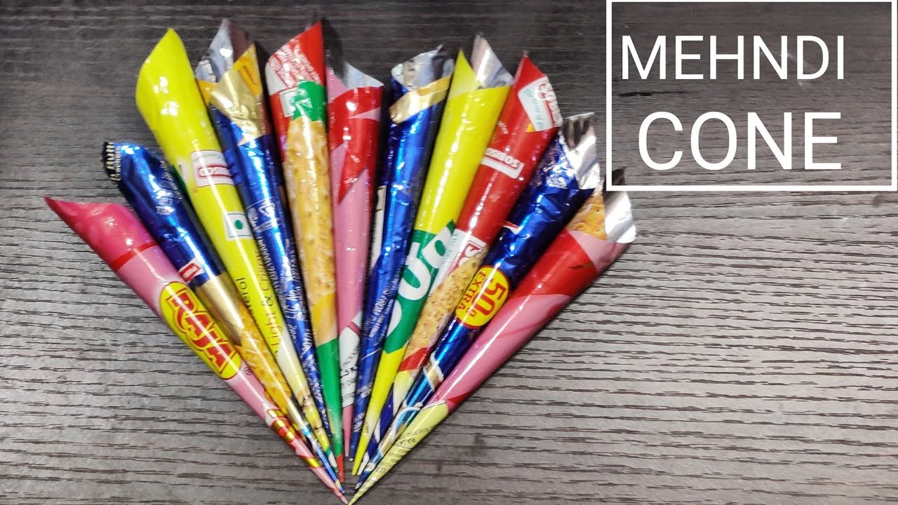 how to make mehndi cone at home || mehndi cone with plastic cover | homemade mehndi |cone henna cone