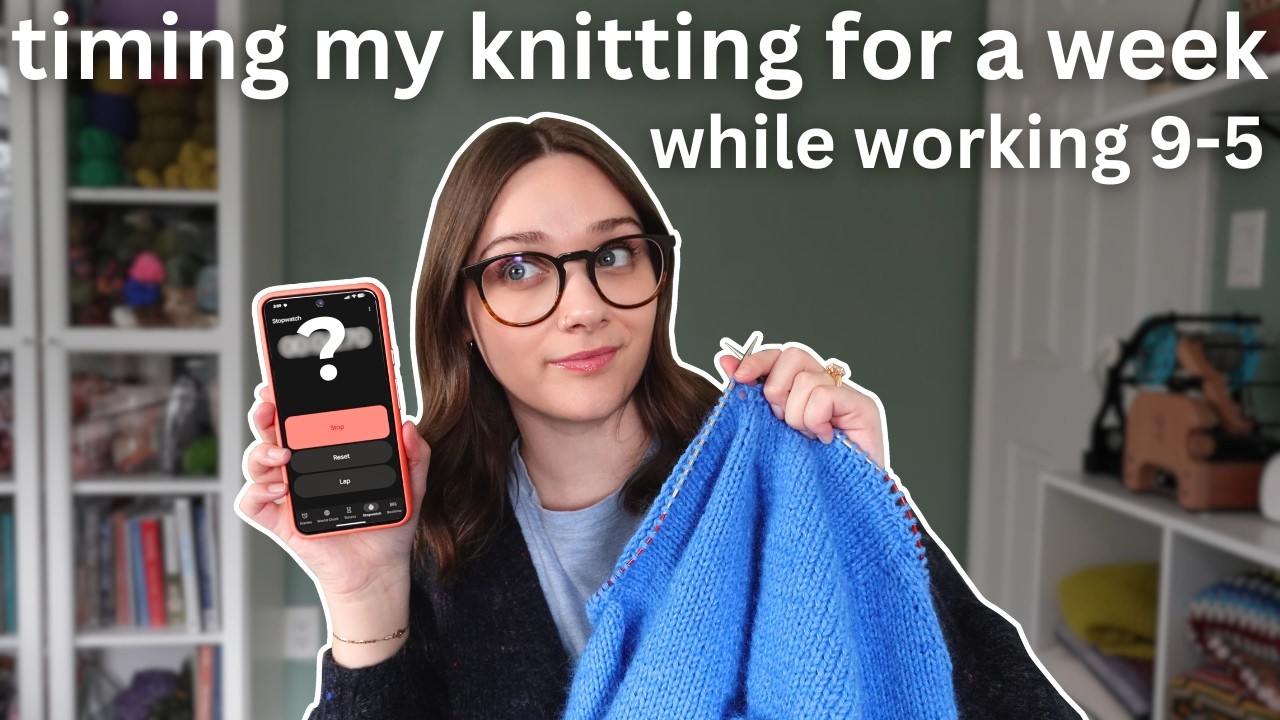 How much do I knit in a week with a full-time job?