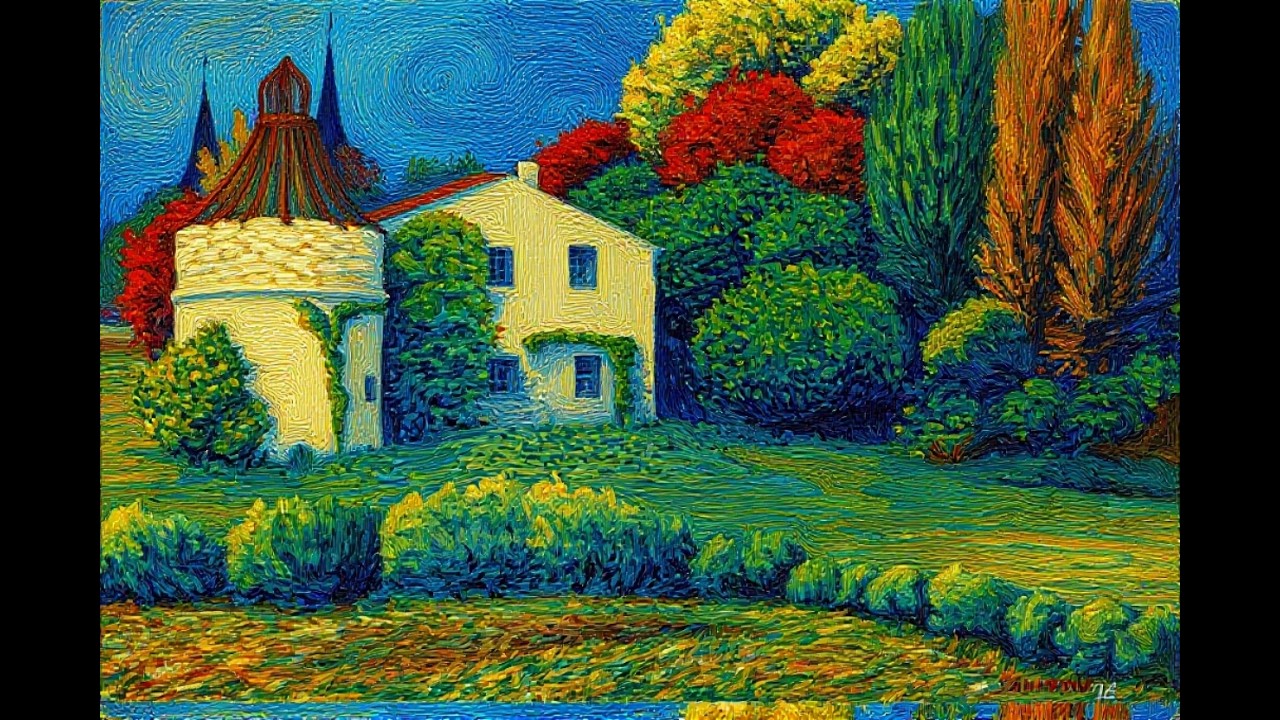 Dans le pré.