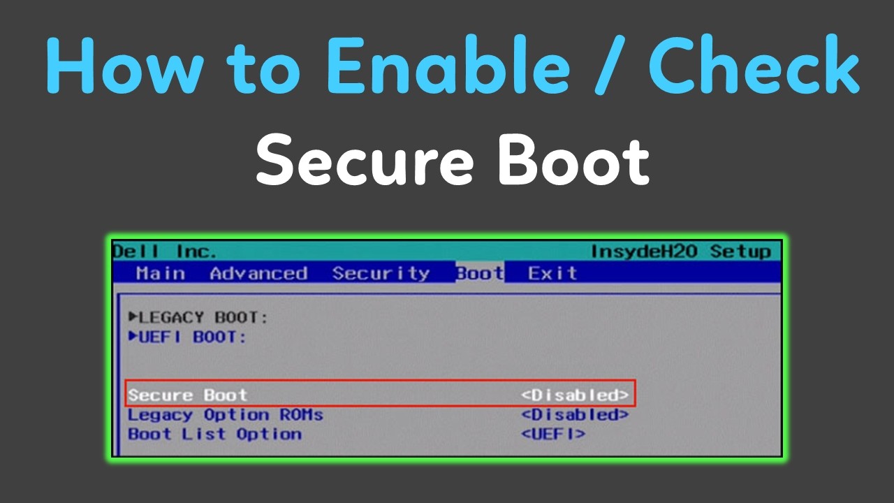 How to enable secure boot in your PC | How to enable secure boot in gigabyte motherboard | Dell | HP