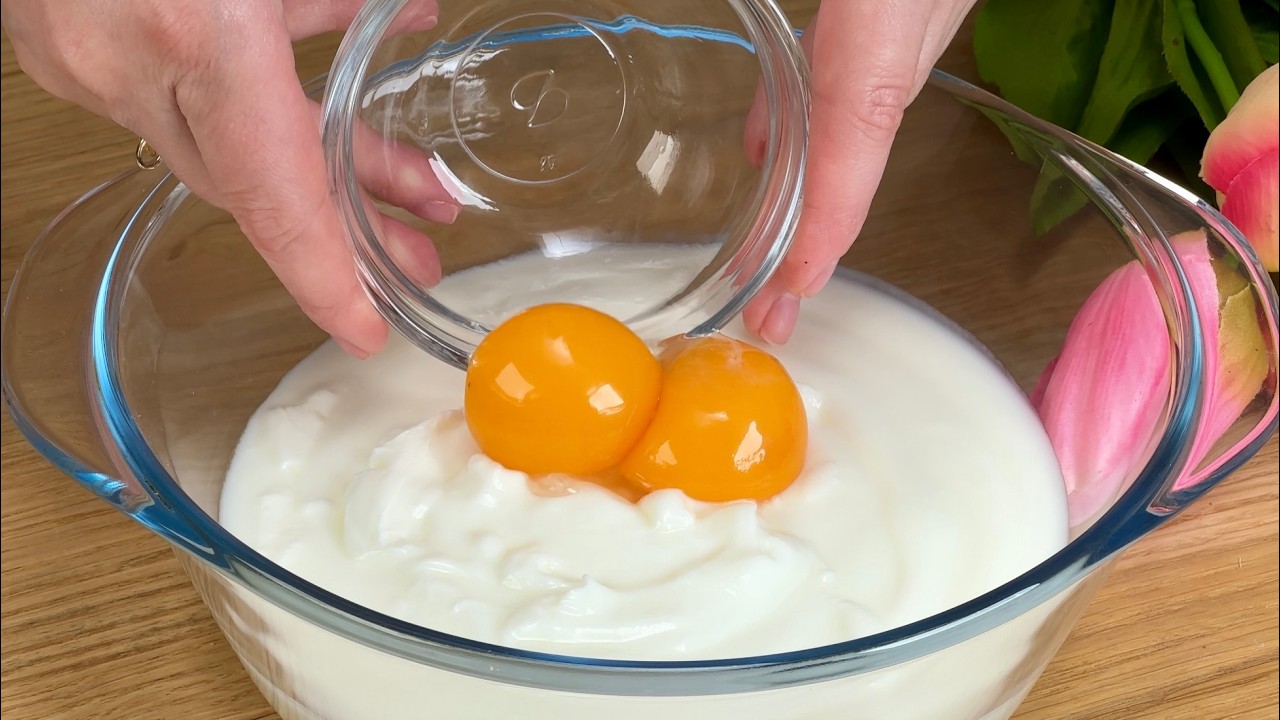 Nur 3 Zutaten! Mein Lieblingsdessert in 5 Minuten!