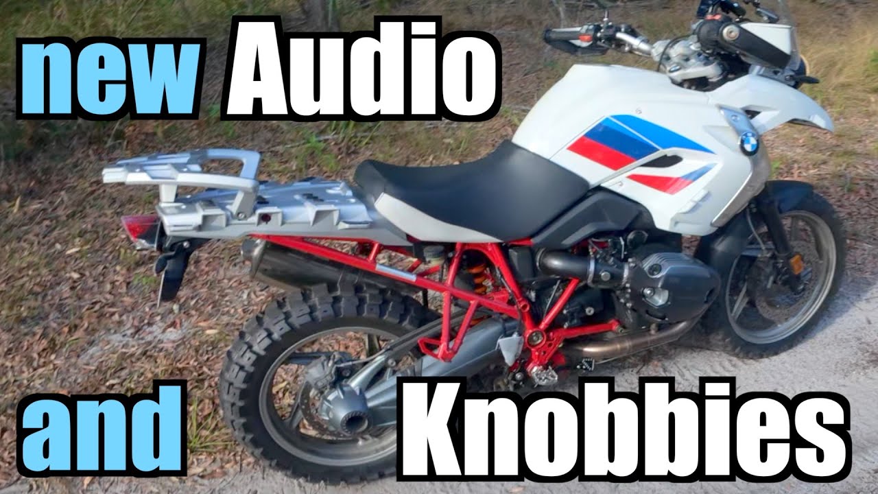 R1200GS with new Motoz Tractionator Rallz and getting the best out of DJI mic minis.