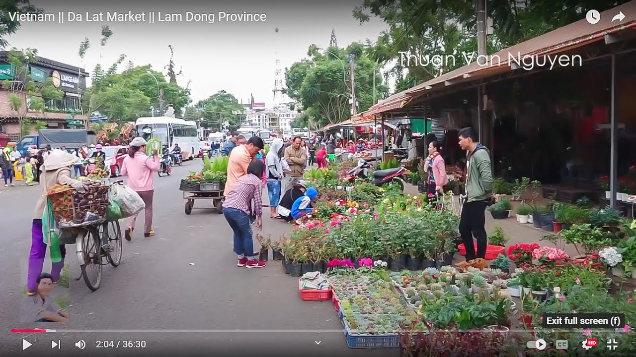 Vietnam || Da Lat Market || Lam Dong Province