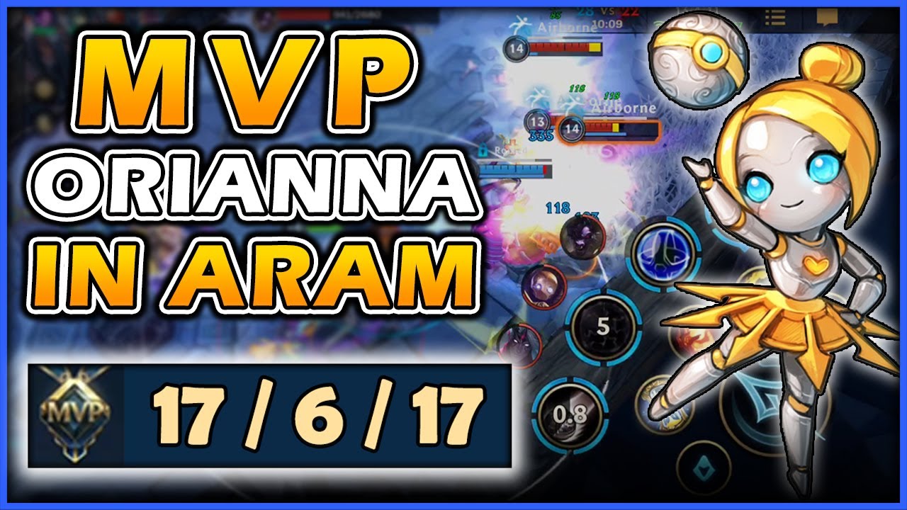 OP ORIANNA in ARAM ??? Orianna ARAM Gameplay MVP | Wild Rift | Eryx Gaming