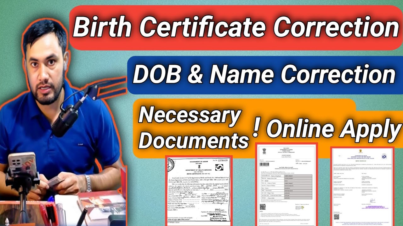 Birth Certificate Apply & Correction 2025-26 | DOB & Name Correction Online | Big Update for All