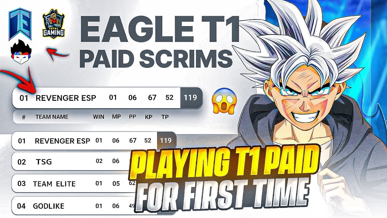 Playing 1000₹ Esports Paid Scrims Tournament 💵🔥 For First Time ☠️ || T1 Lobby - Garena Free Fire 💀