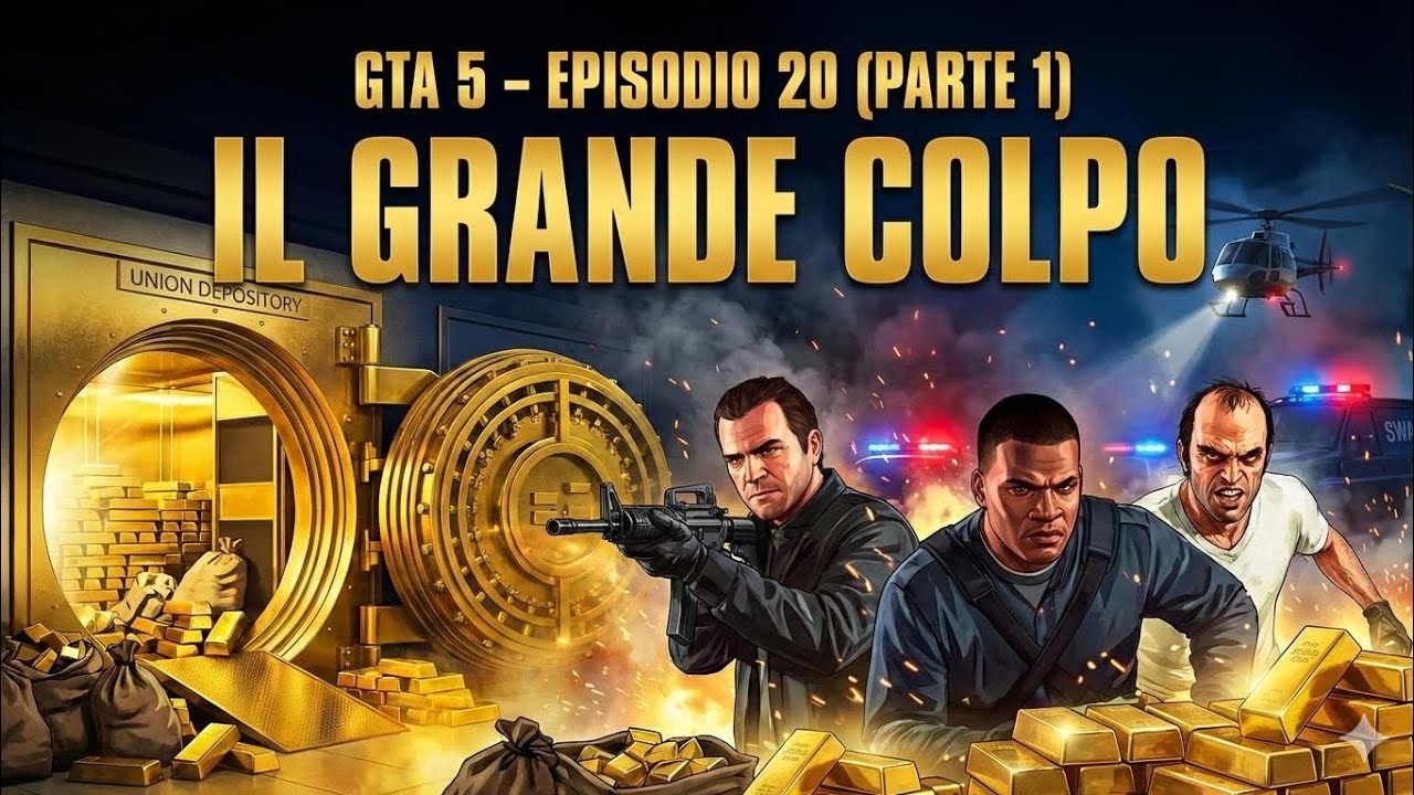 IL GRANDE COLPO! 💰 GTA 5 Episodio 20 (Parte 1) Walkthrough ITA