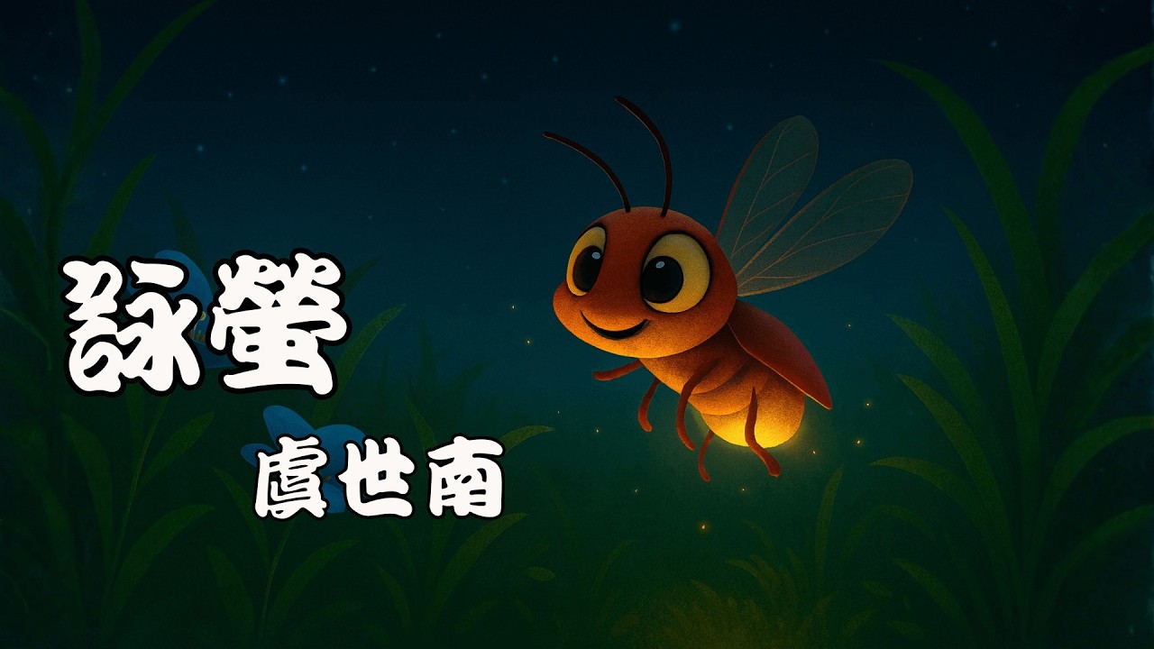 【唐詩】詠螢 虞世南｜#古詩｜#夜光微明｜#映照孤思｜#螢火寄情｜#夏夜微光｜#詩意清幽｜#情感寄語｜#廣東話｜HYDREAMR