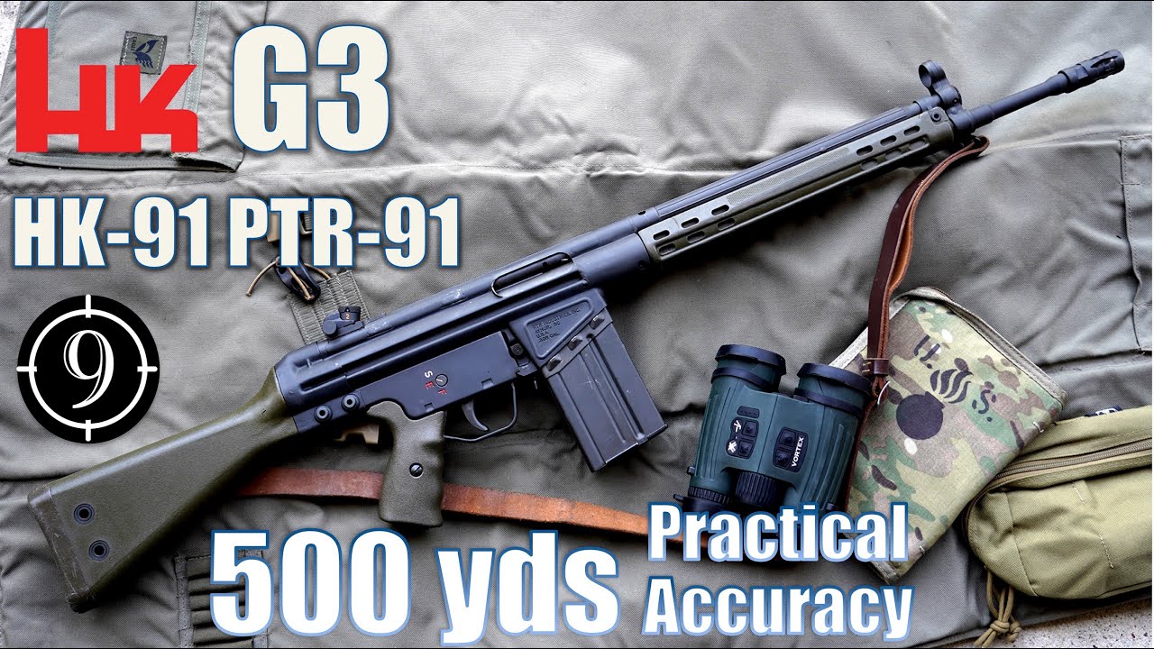G3 - HK91 - PTR91 на 500 ярдов: практическая точность