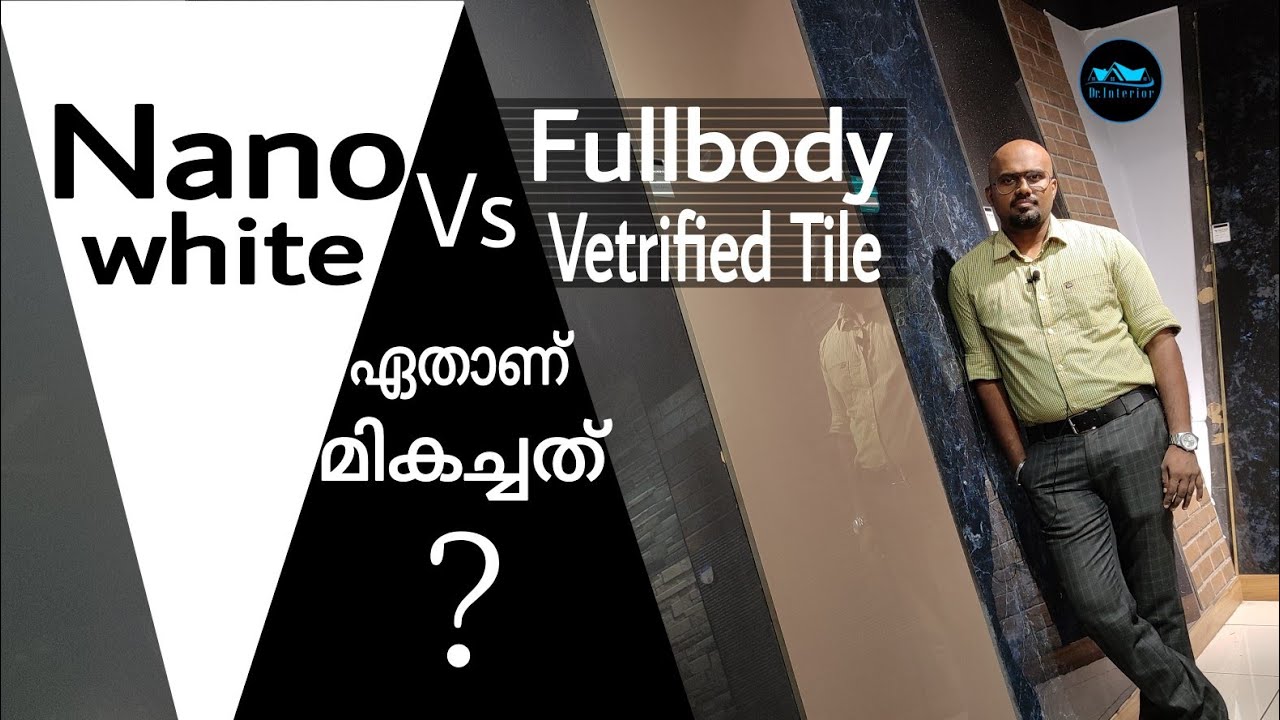 Full body vetrified tiles vs Nano White|Nano White kitchen countertop|Flooring ideas|Dr. Interior