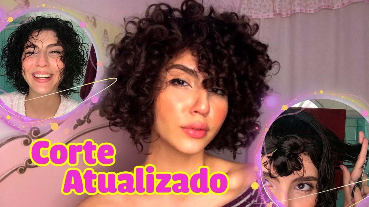 MEU CORTE de CABELO CACHEADO CURTO *atualizado*