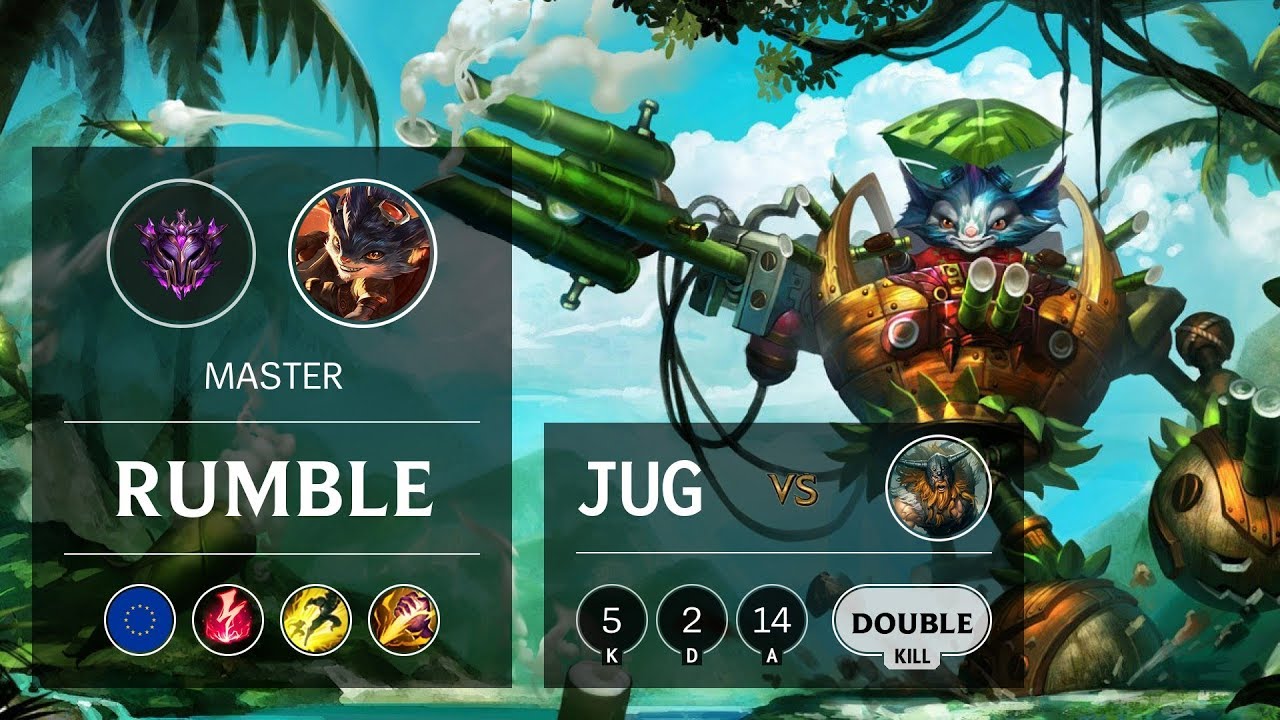 Rumble Jungle vs Olaf - EUW Master Patch 9.23