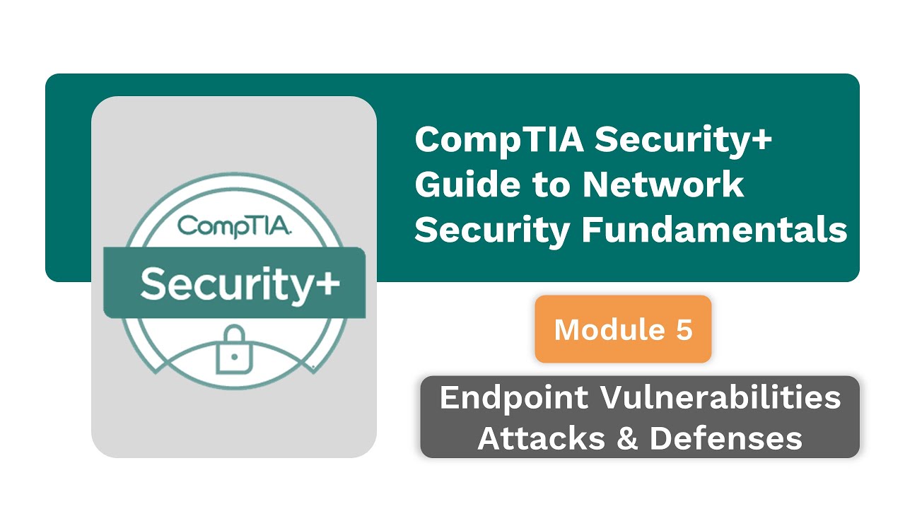 Endpoint Vulnerabilities Attacks & Defenses - Network Security Fundamentals - CompTIA Security+