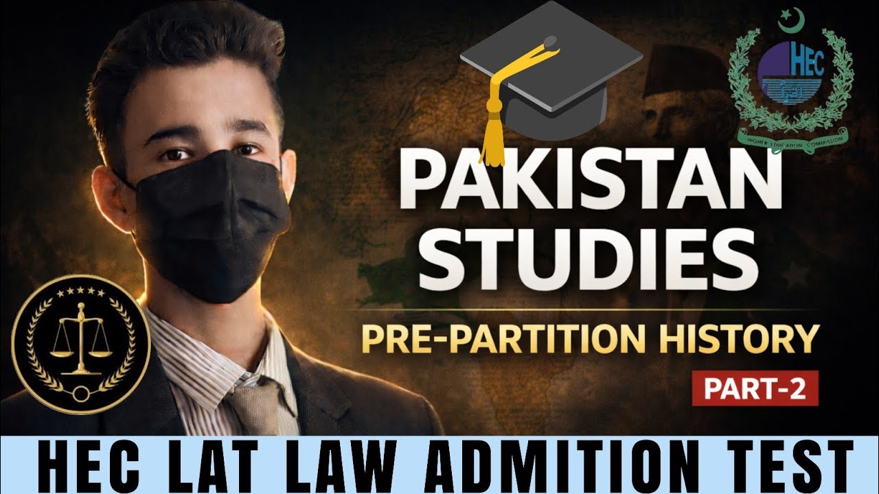 Pakistan Studies | Pre-Partition History Part 2 | LAT Preparation