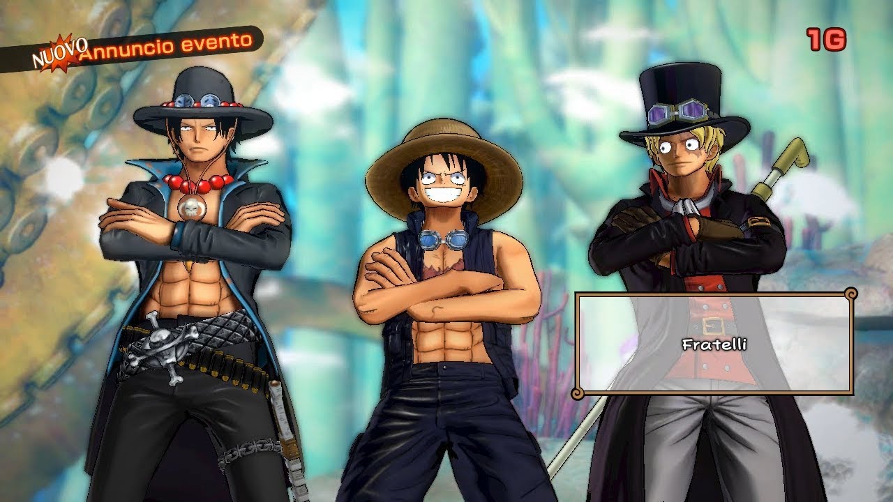 ONE PIECE: BURNING BLOOD | Rufy/Ace/Sabo vs Lucci/Akainu/Tesoro