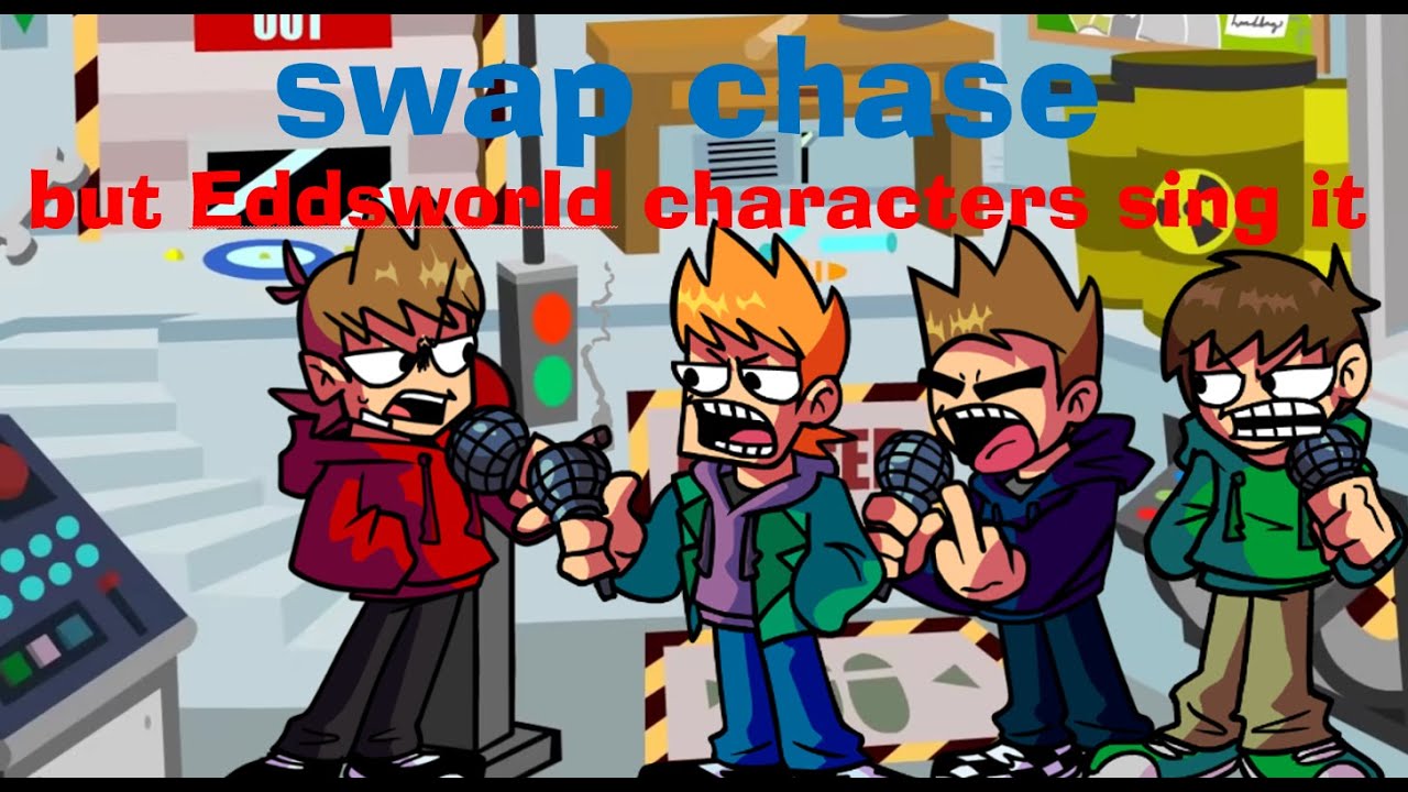 [FNF]swap chase but Eddsworld characters sing it