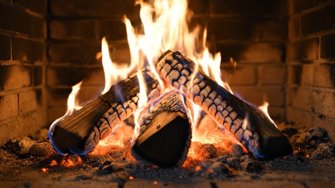 Cozy Relaxing Fireplace with Relaxing Music