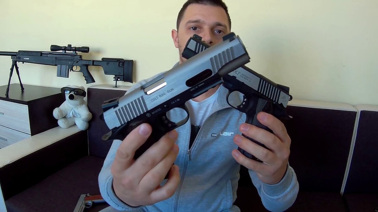 Еталонът при отката на CO2 пистолетите - Colt Rail Gun