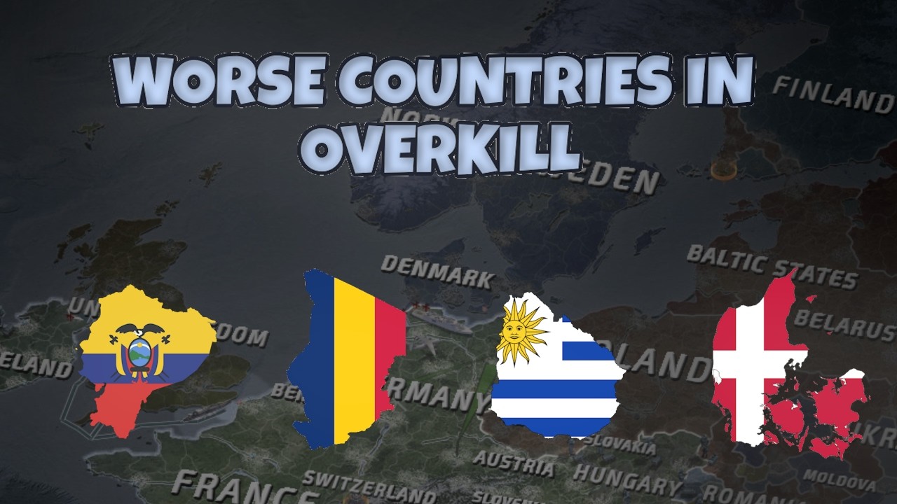 Worst Countries to Pick in Overkill (Supremacy WW3)