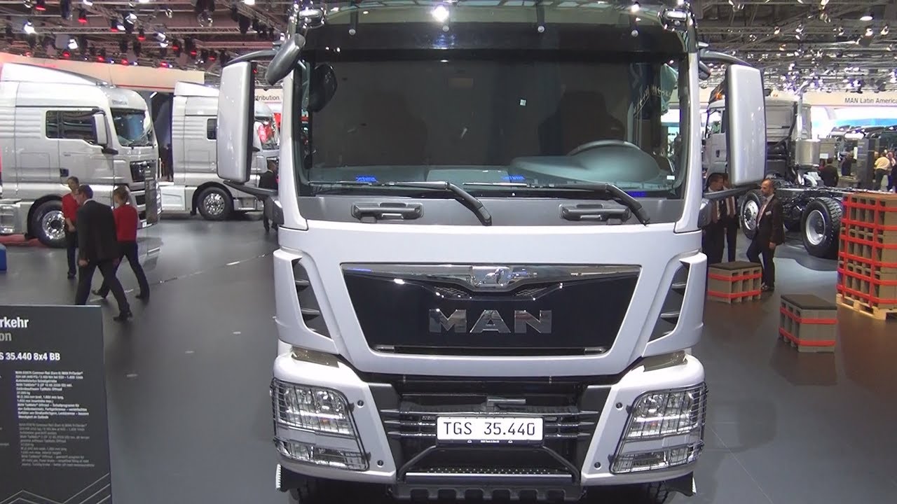 MAN TGS 35.440 8x4 BB Tipper Truck Exterior and Interior