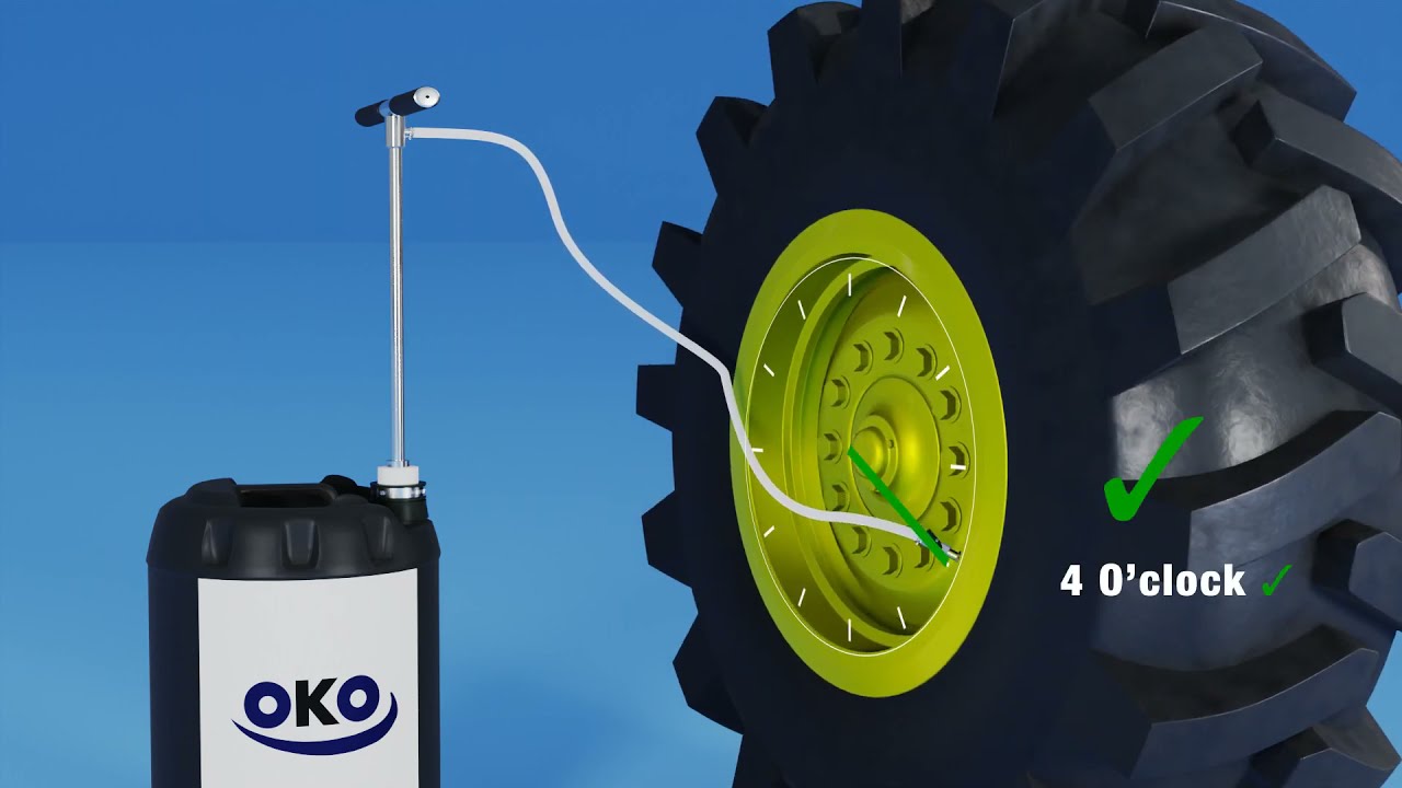How to fill a tire with OKO Sealant?