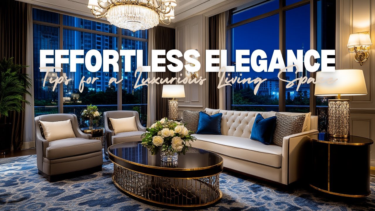 Effortless Elegance: Tips for a Luxurious Living Space