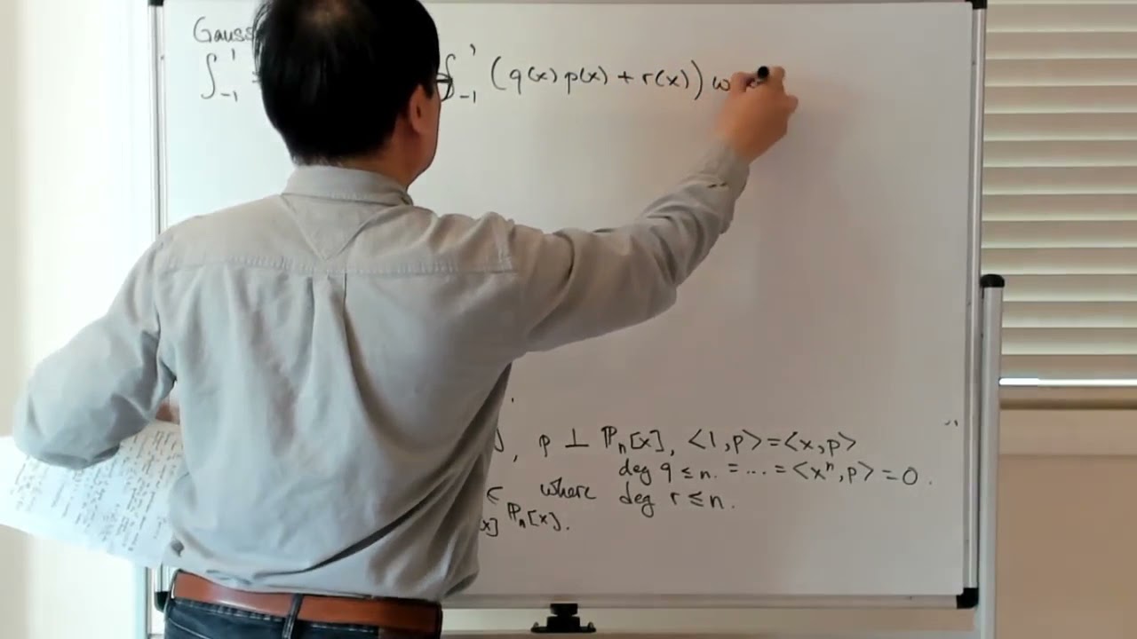 Gaussian Quadrature - Analysis