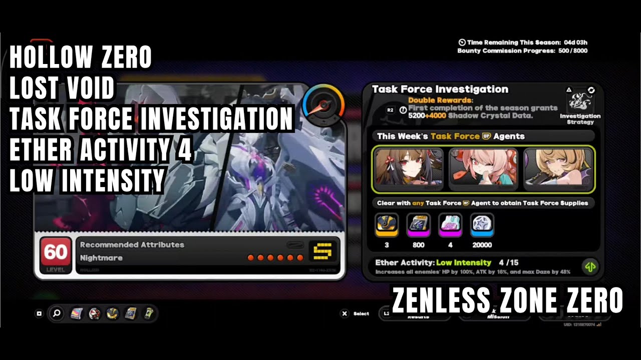 [Zenless Zone Zero Hollow Zero] Lost Void - Task Force Investigation - Ether Activity 4 - S Rank