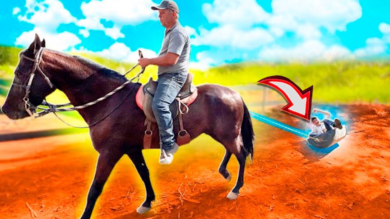 TRENÓ a CAVALO * Deu Ruim