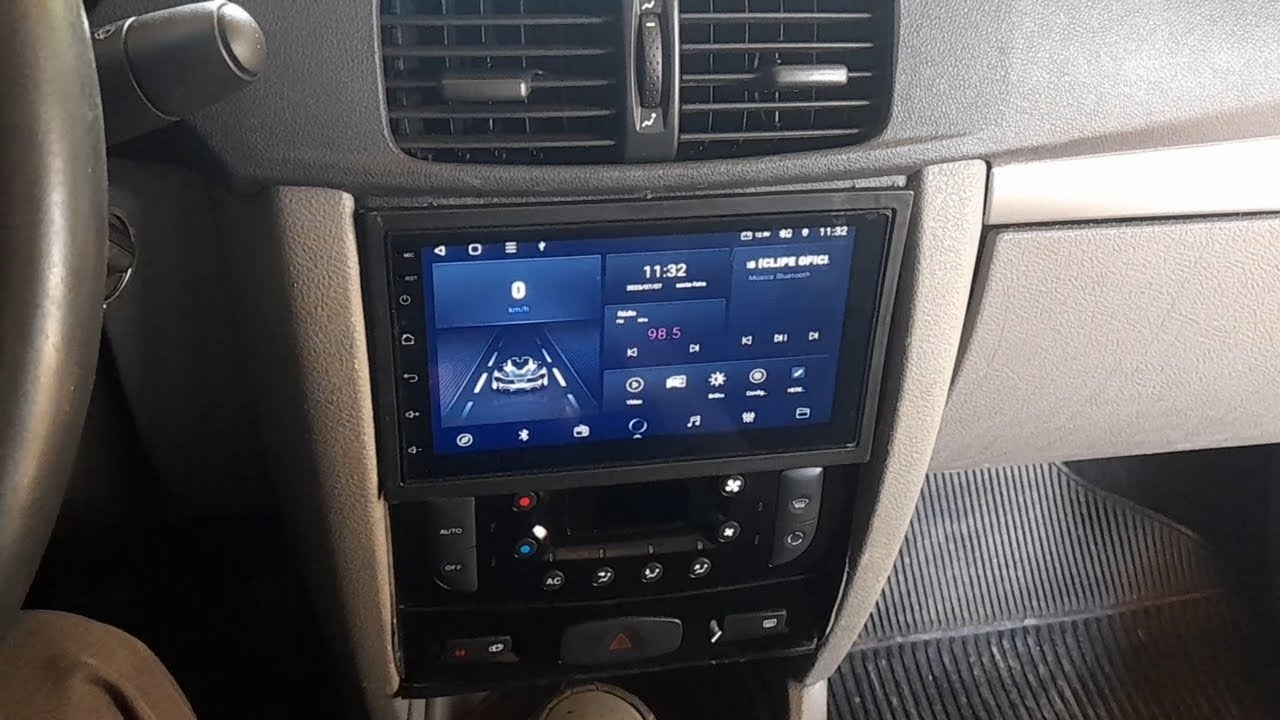 Colocando multimídia 2 din no Renault symbol [ Nav pró 7 polegadas ] passo a passo da modificação...