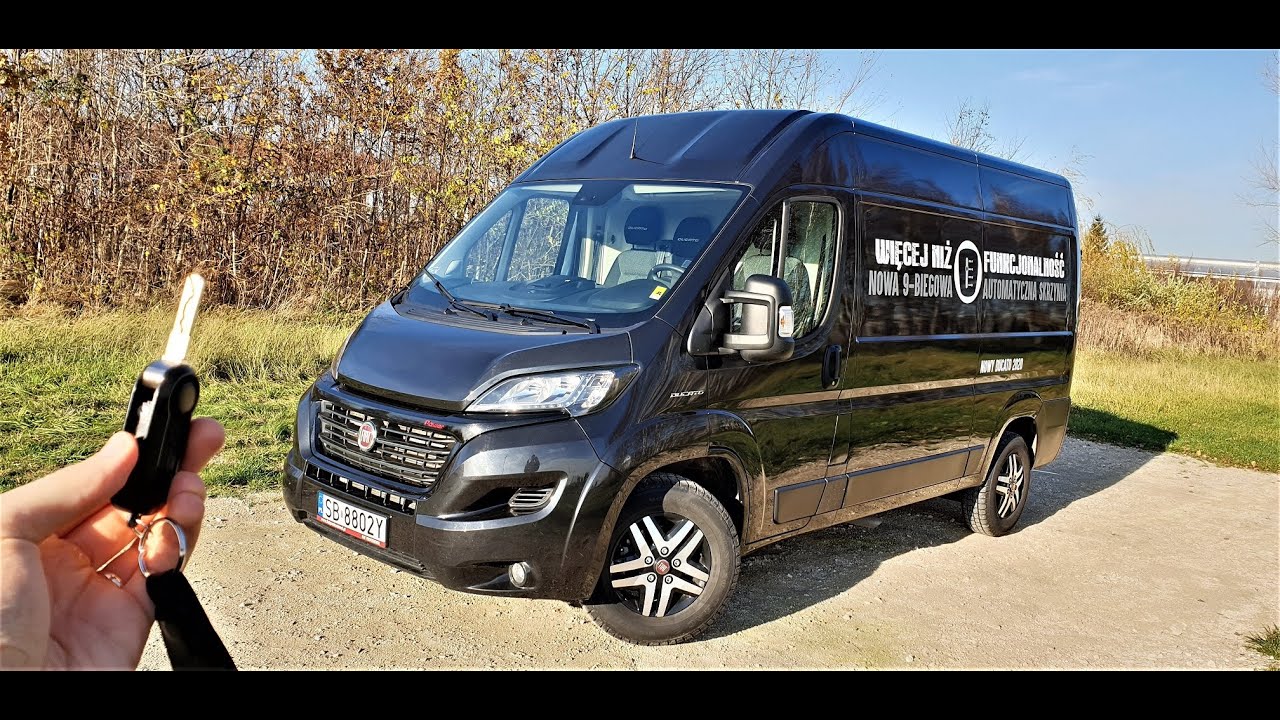 NOWY FIAT DUCATO MAXI L2H2 Test PL muzyk jeździ
