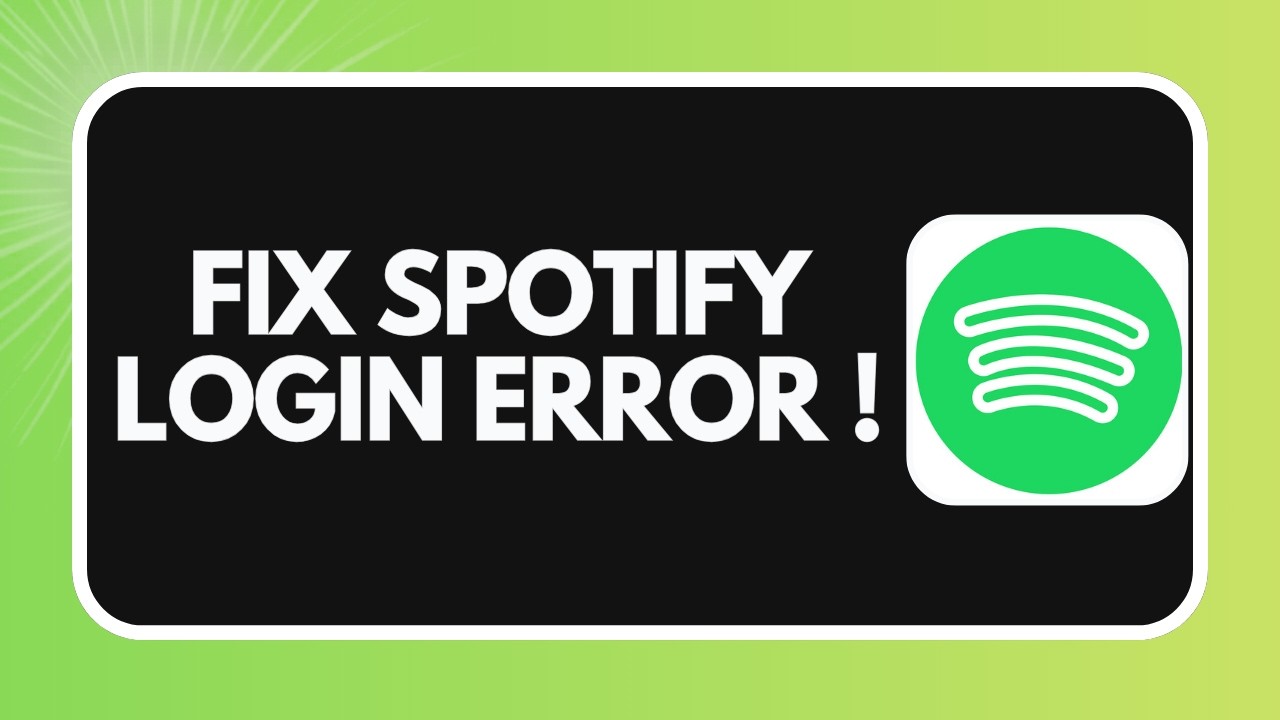 How to Fix Spotify Login Error (2026)