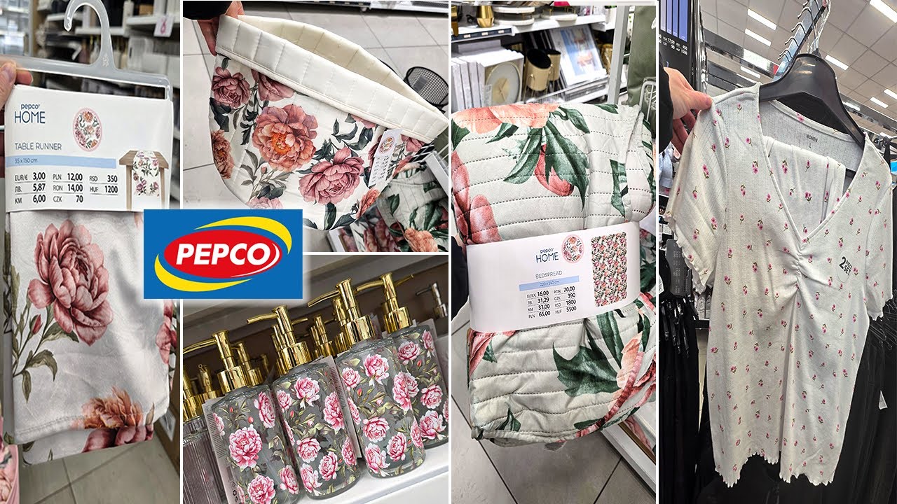 PEPCO NOWA KOLEKCJA🛍️ NARZUTA / BIEŻNIKI / KOSZE MATERIAŁOWE PODKŁADKI❗ NOWE PIŻAMY KOMPLETY